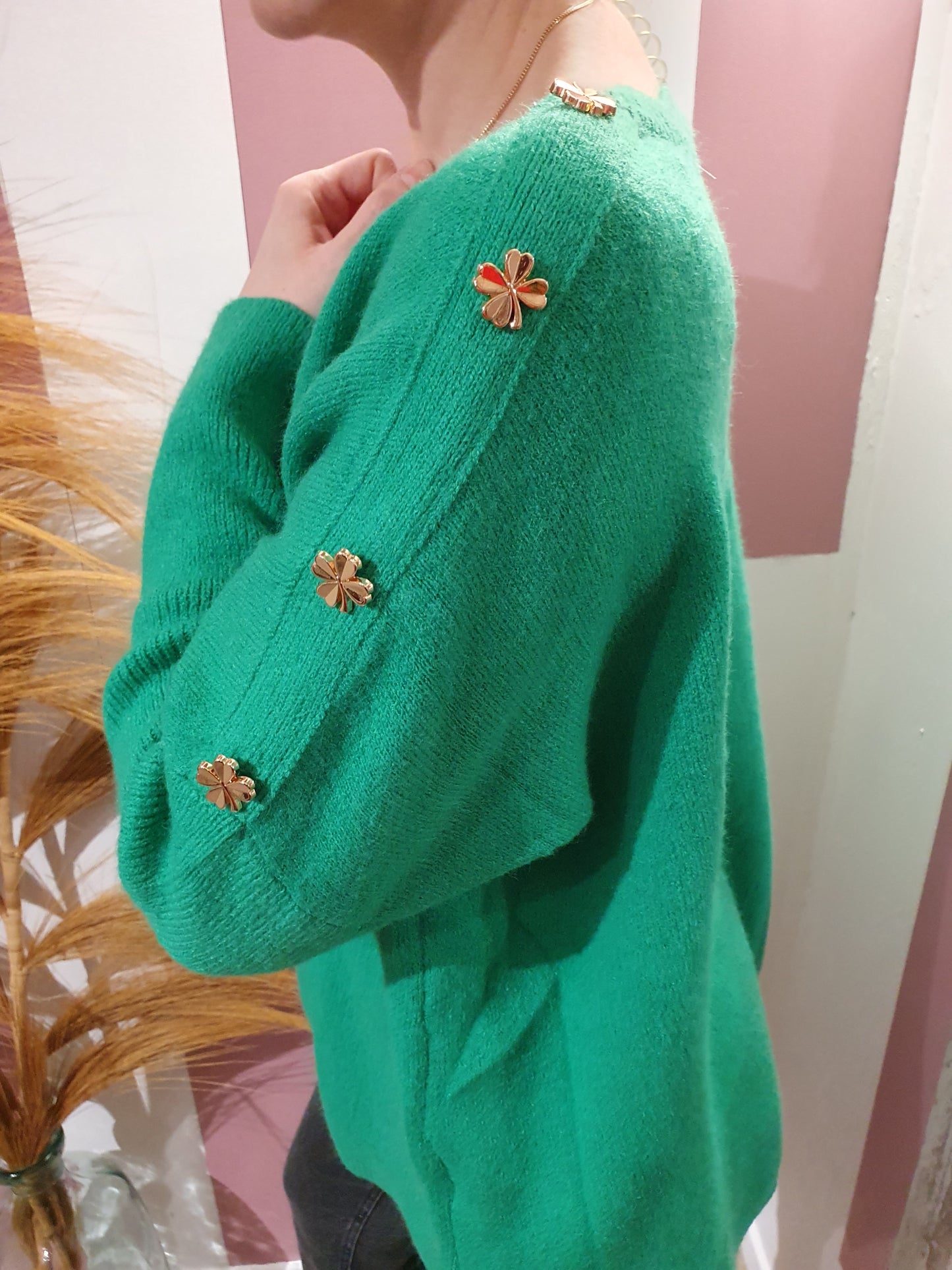 Pull "Camille" vert