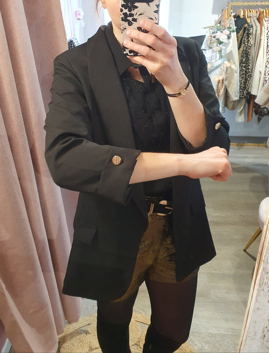Blazer "Awa" noir
