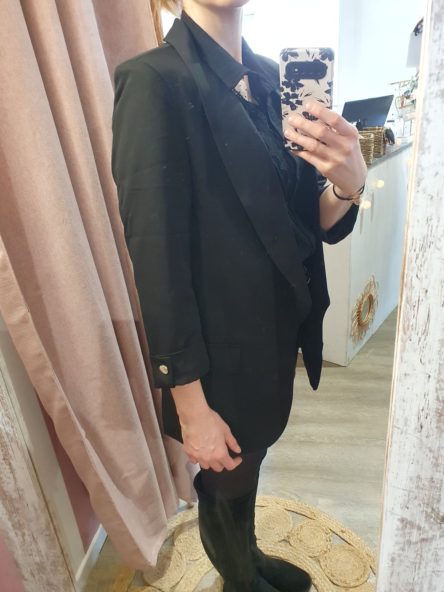 Blazer "Awa" noir
