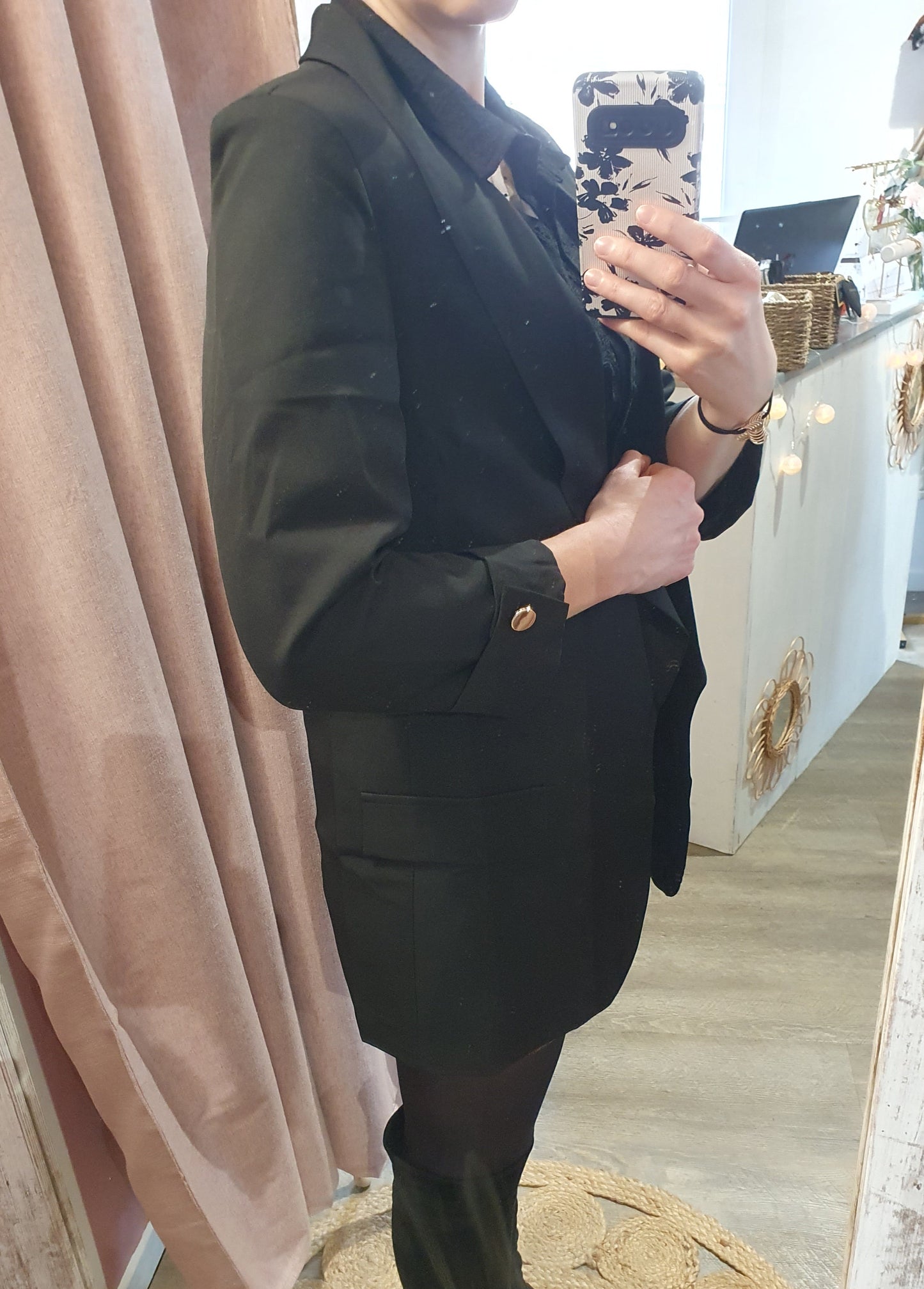 Blazer "Awa" noir