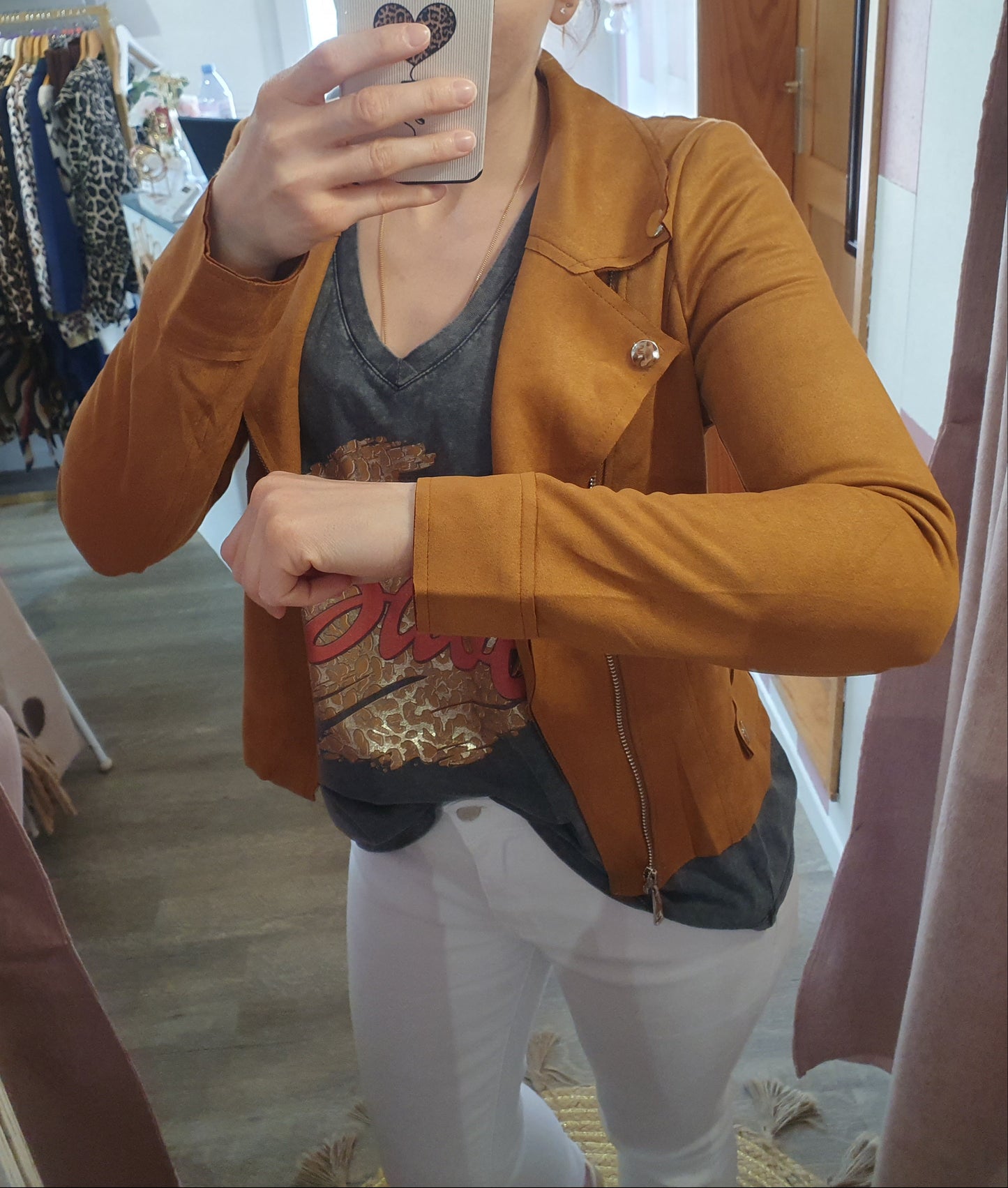 Perfecto "Maxime" cognac Belles courbes