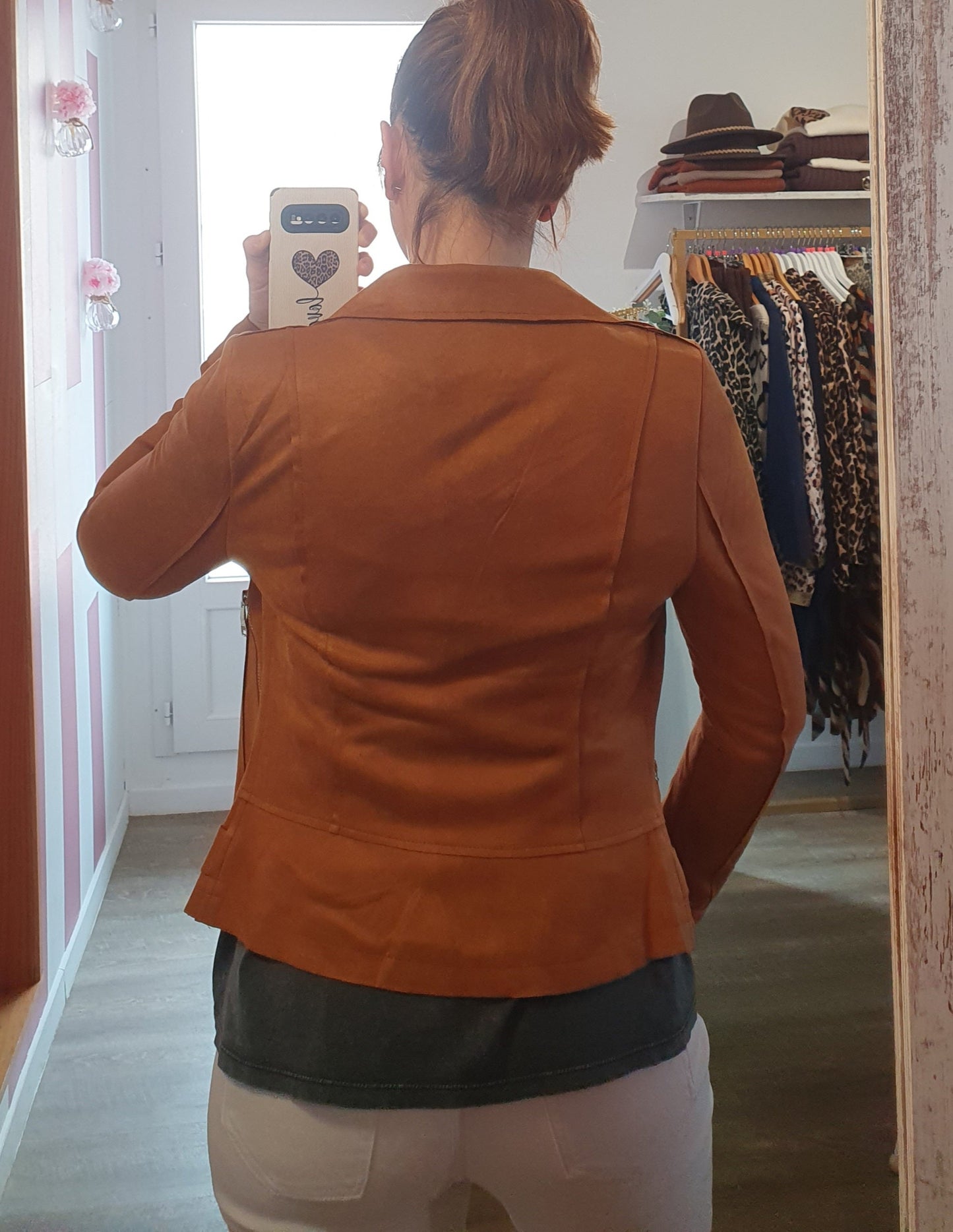 Perfecto "Maxime" cognac Belles courbes