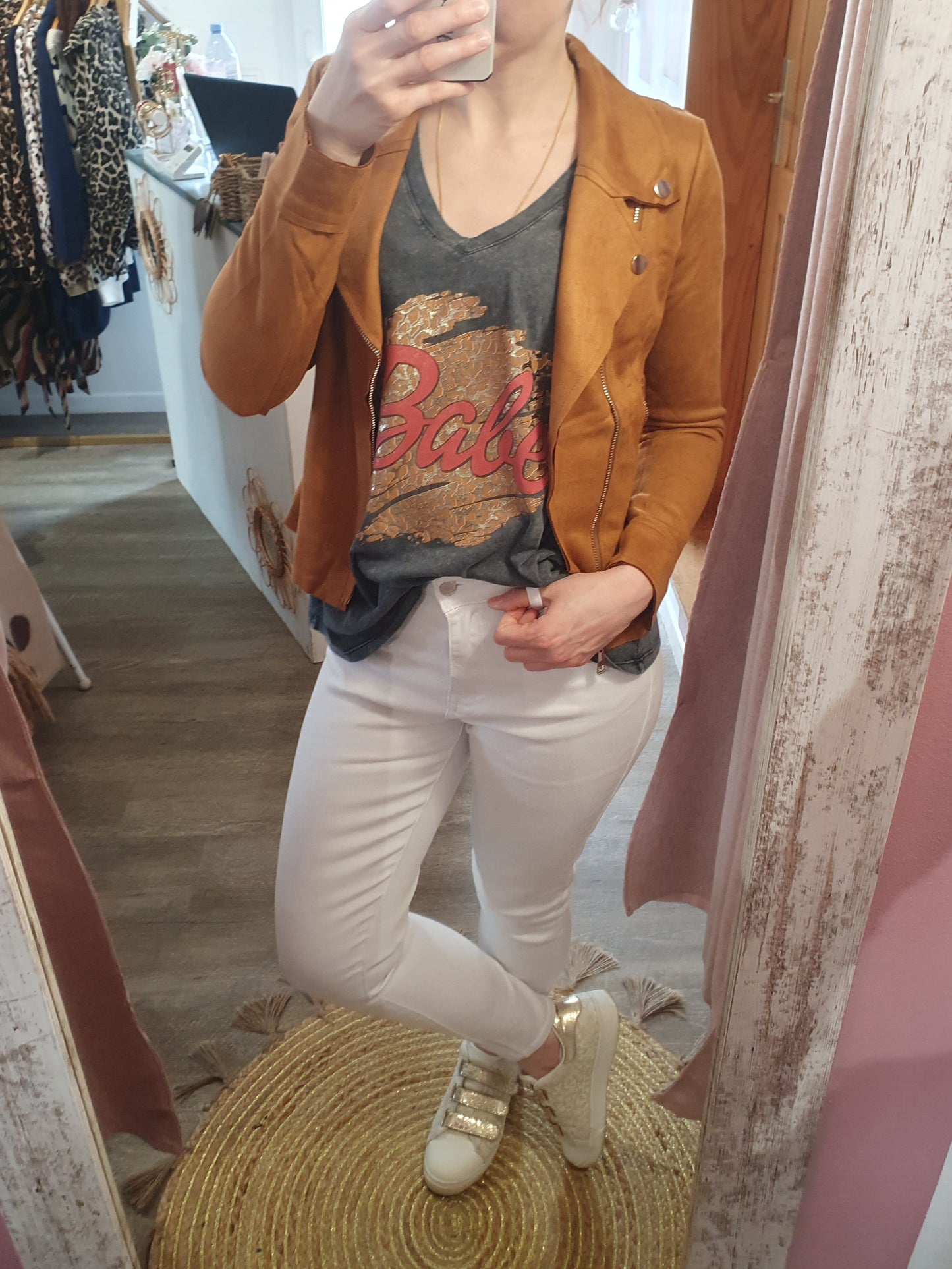 Perfecto "Maxime" cognac Belles courbes