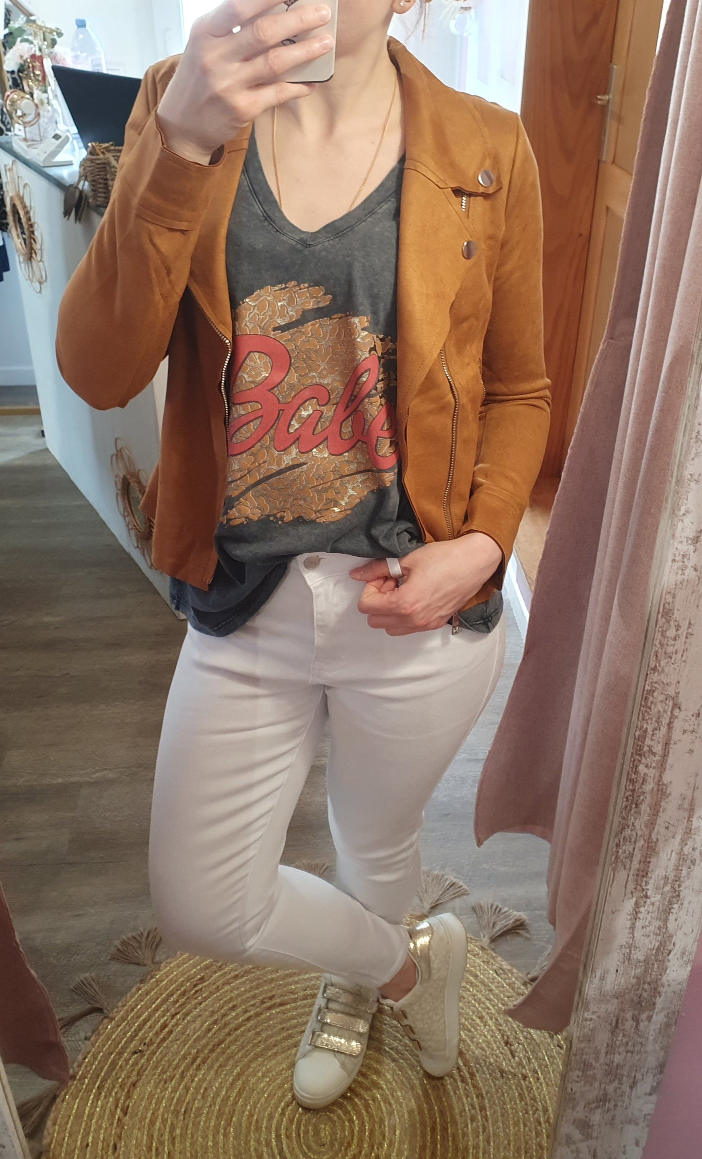 Perfecto "Maxime" cognac Belles courbes