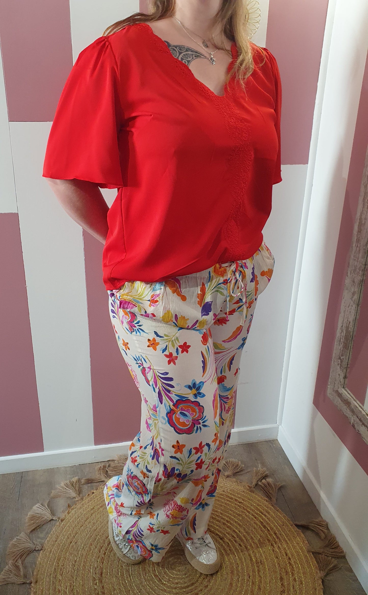 Blouse " Romélie" pulpeuse