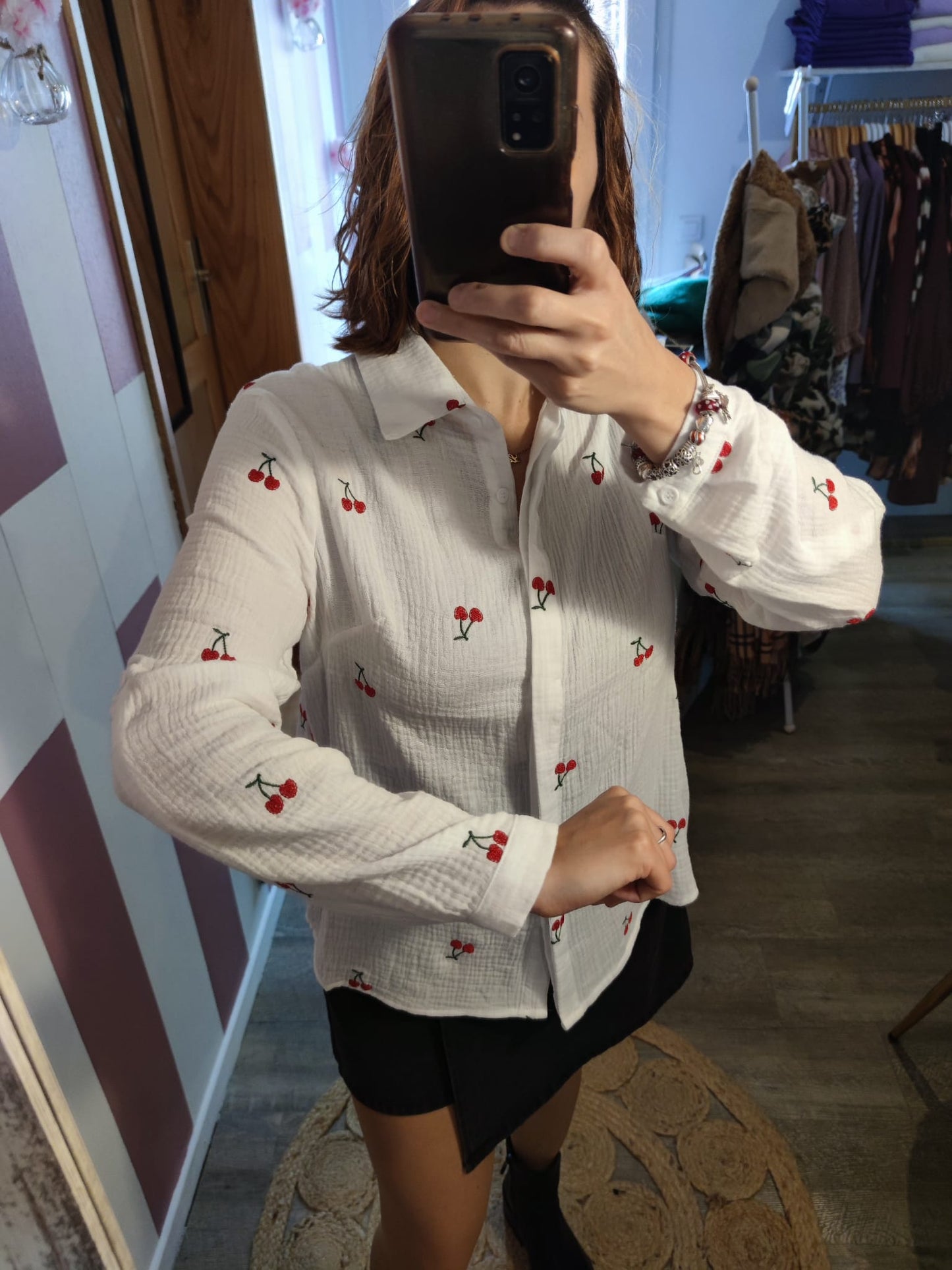 Chemise "Cerise" Belles courbes