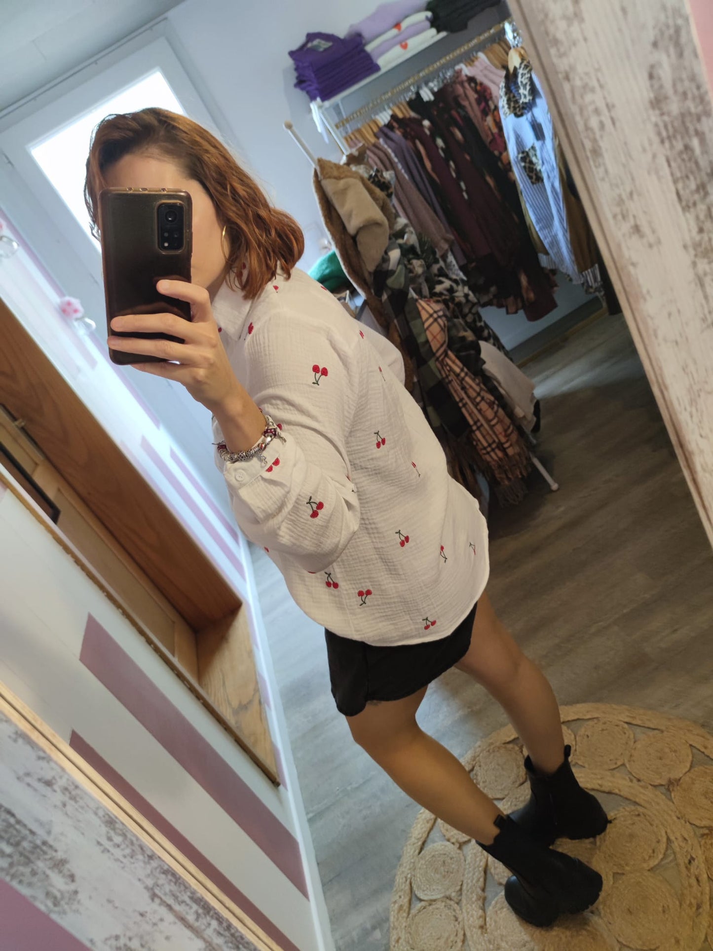 Chemise "Cerise" Belles courbes