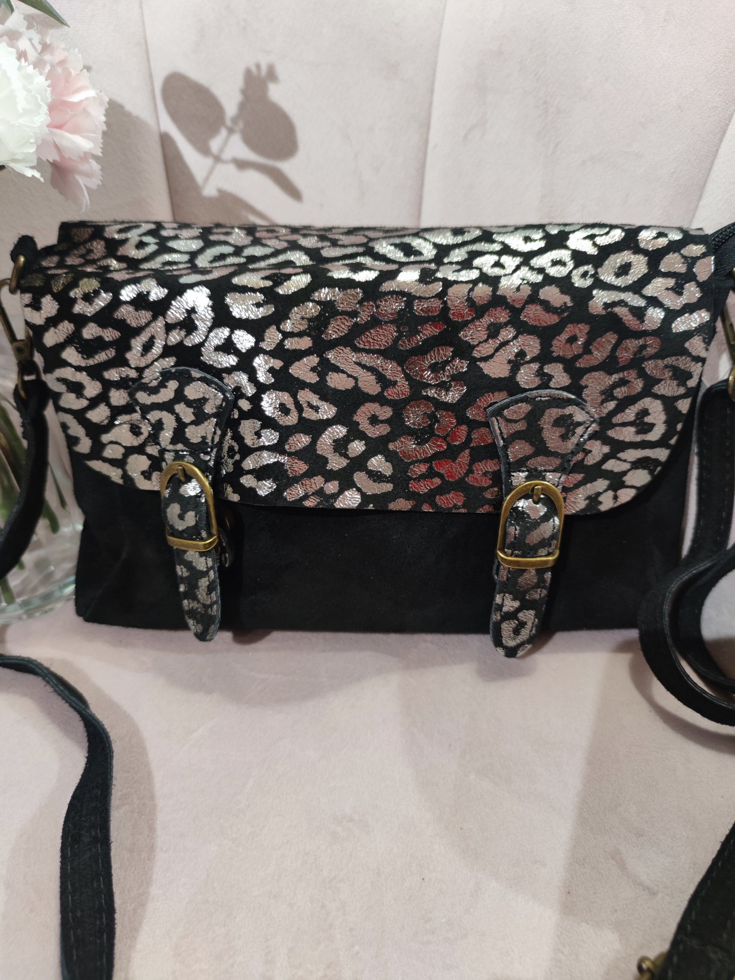 Sac "Bart" noir/argenté