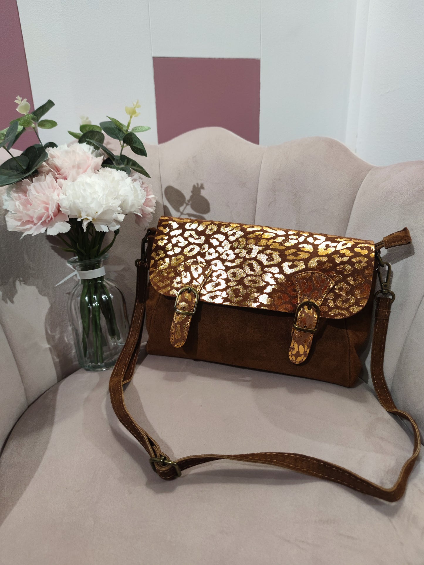 Sac "Bart" Camel/doré