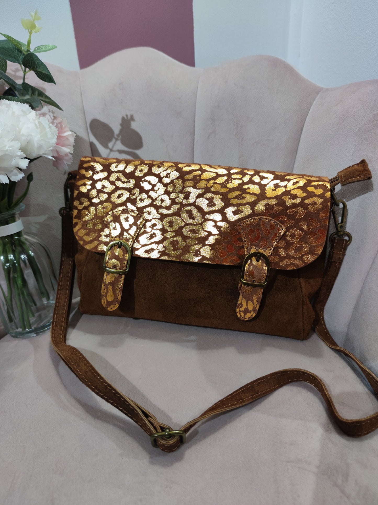 Sac "Bart" Camel/doré