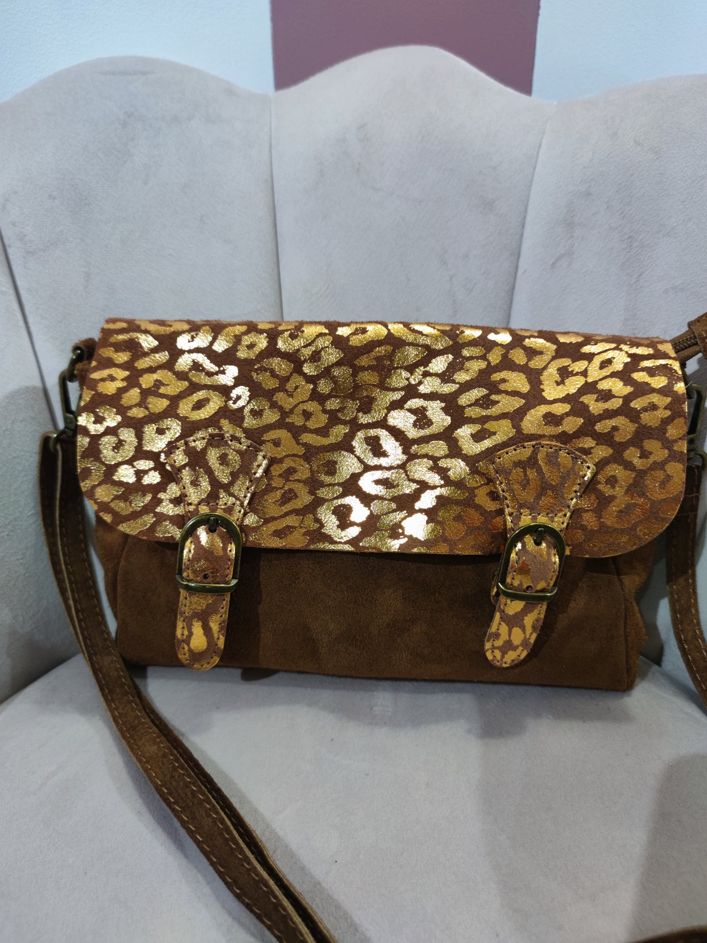 Sac "Bart" Camel/doré