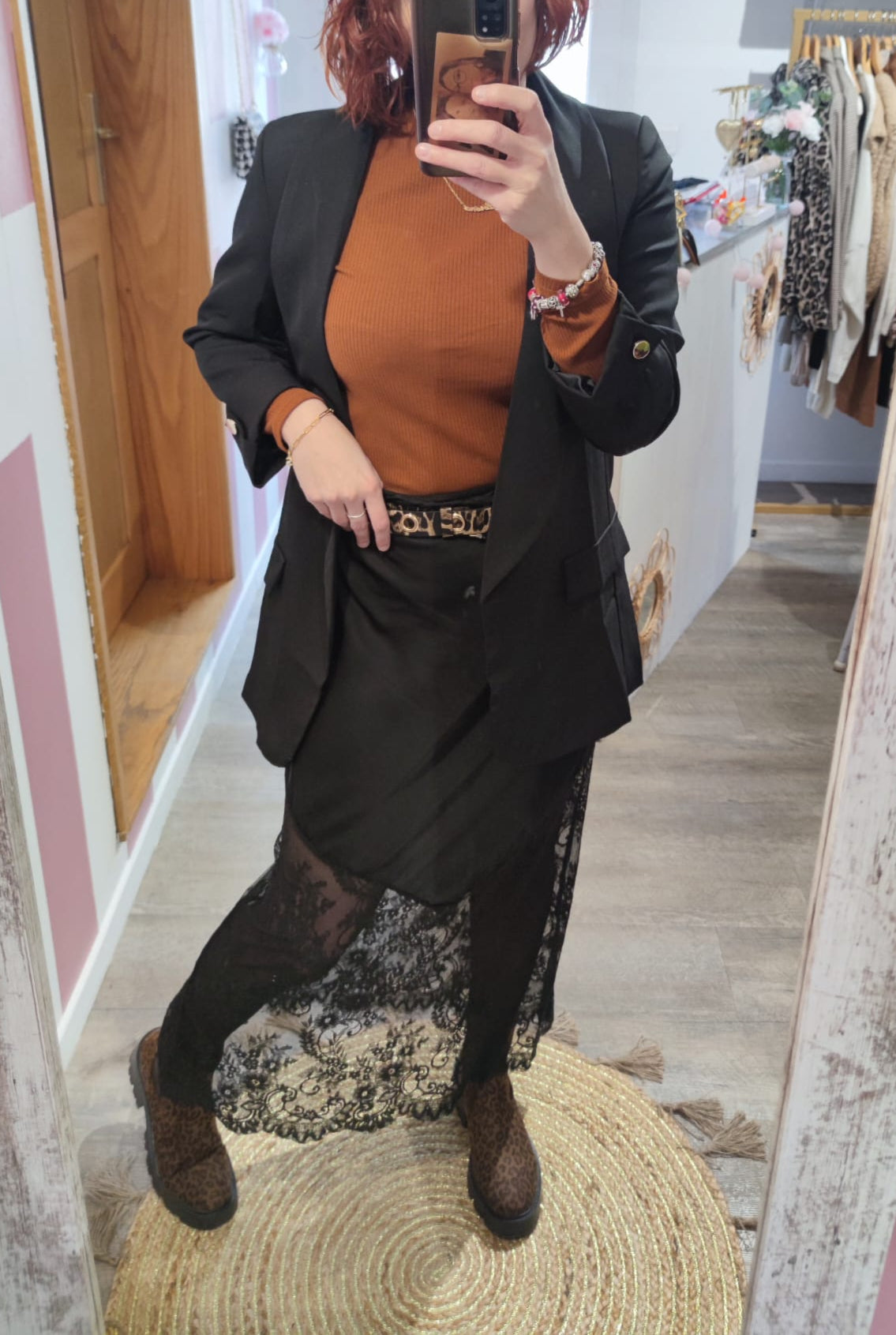 Blazer "Awa" noir