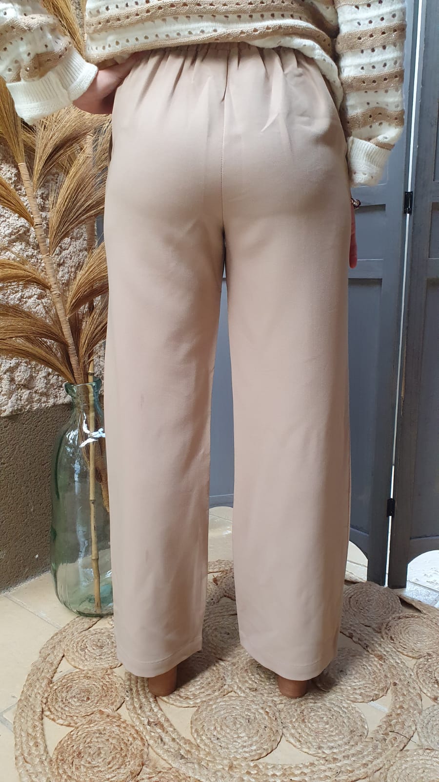 Pantalon "Carlos" crème
