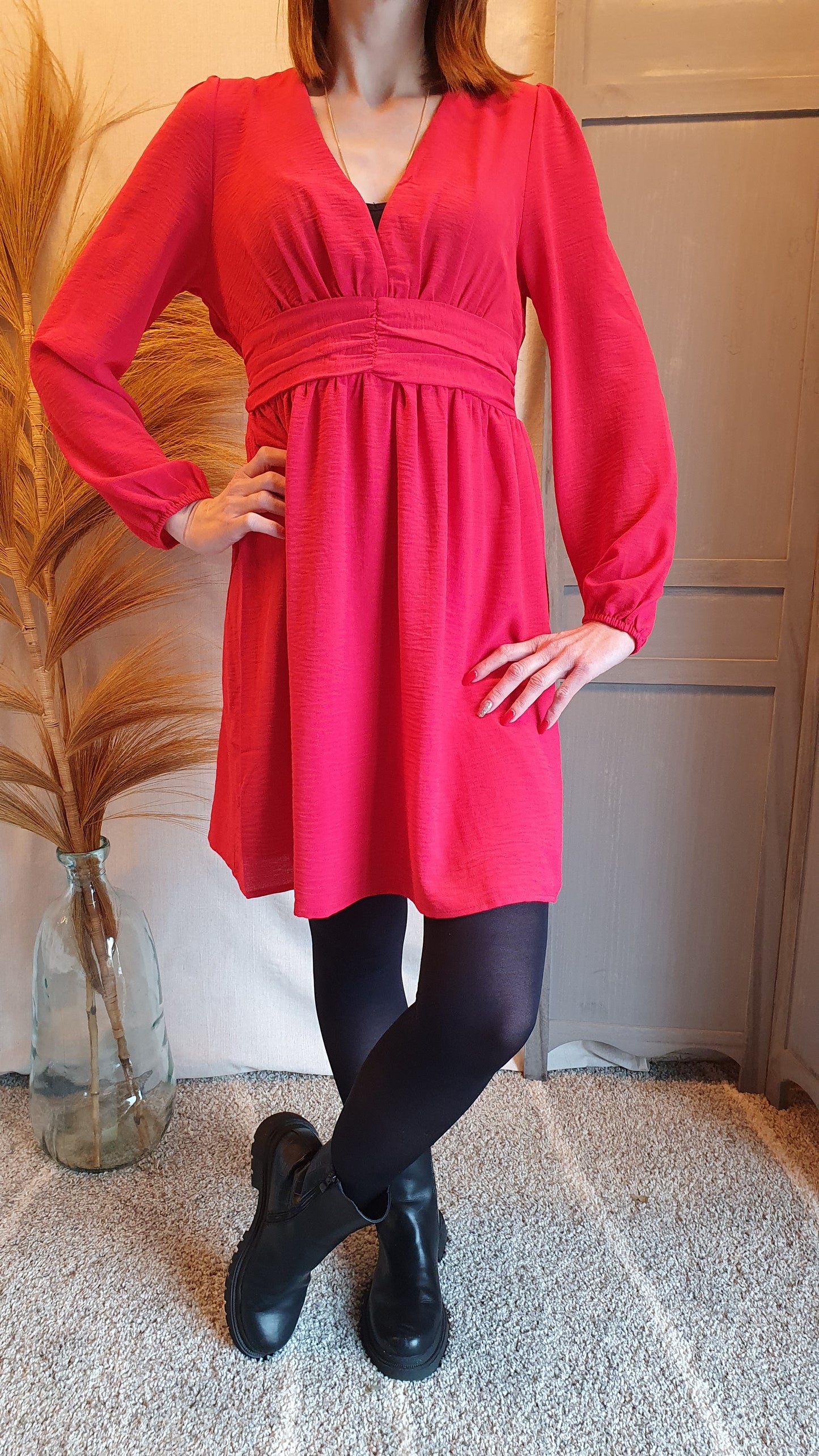 Robe rouge Tiphaine