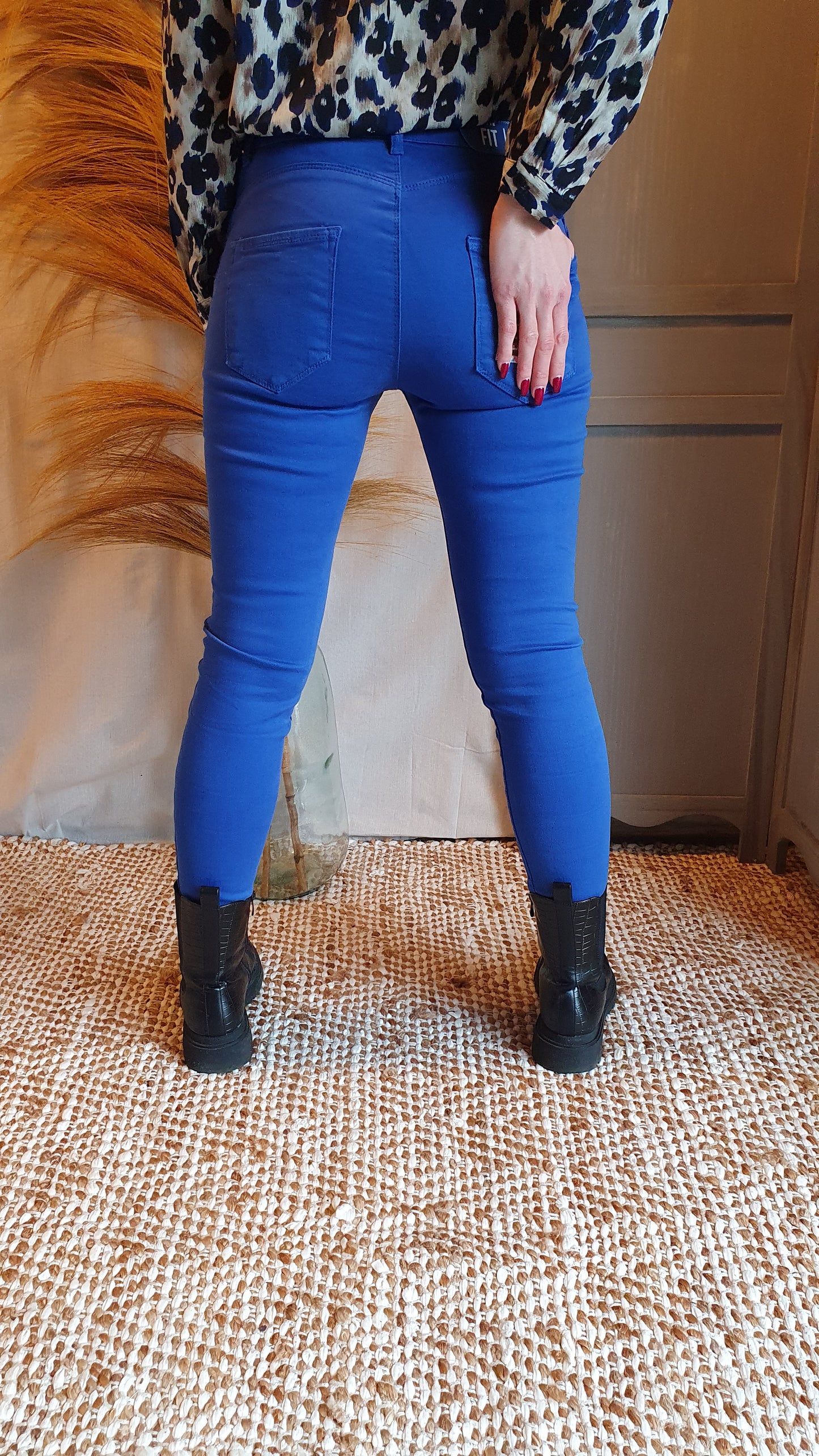 Pantalon Nathan bleu roi