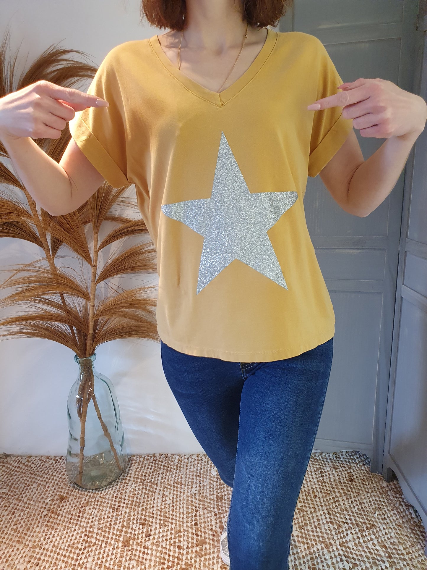 T-shirt Étoile jaune