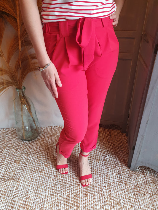 Pantalon "Charles" rouge