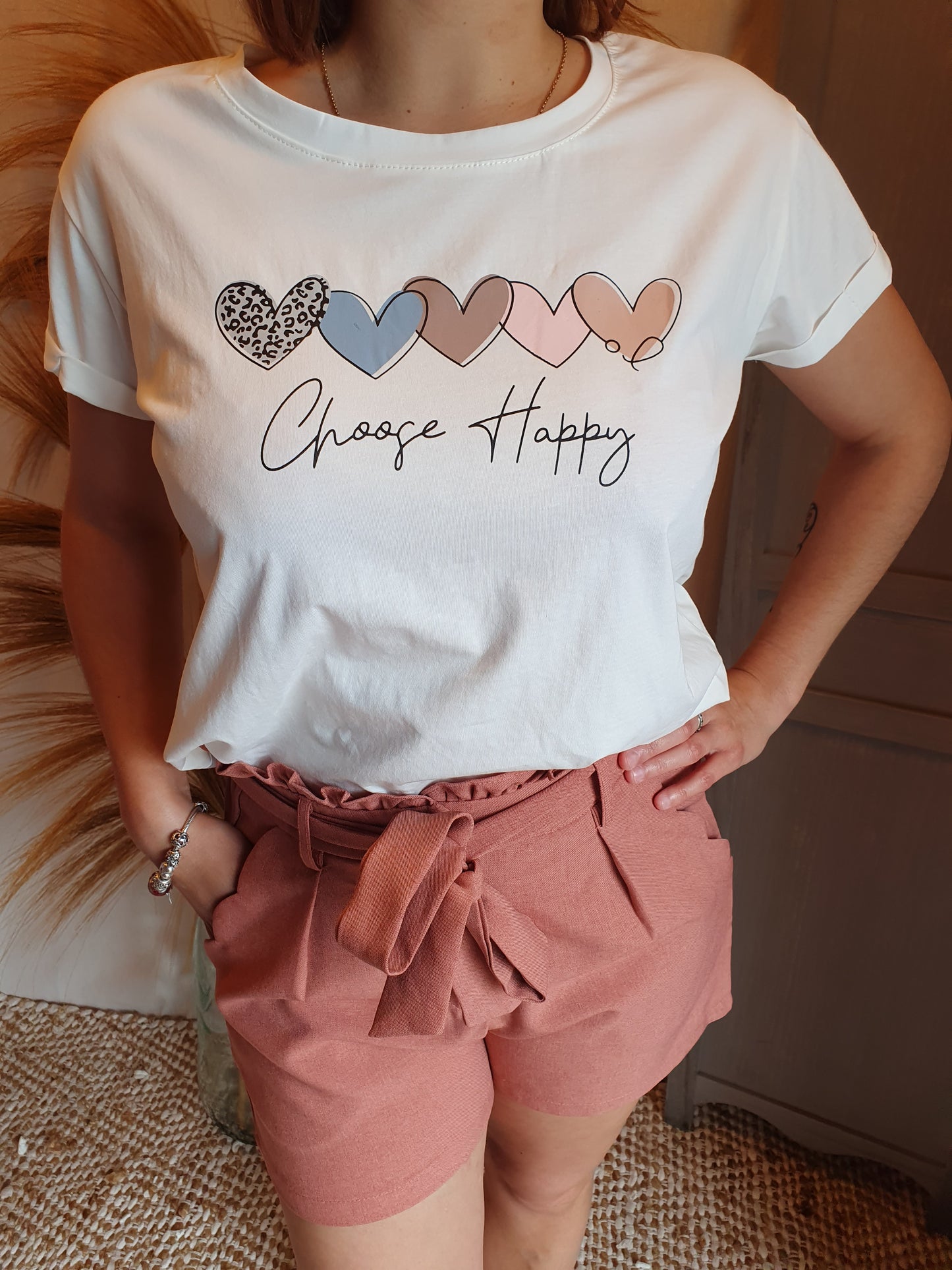 T-shirt " choose happy"