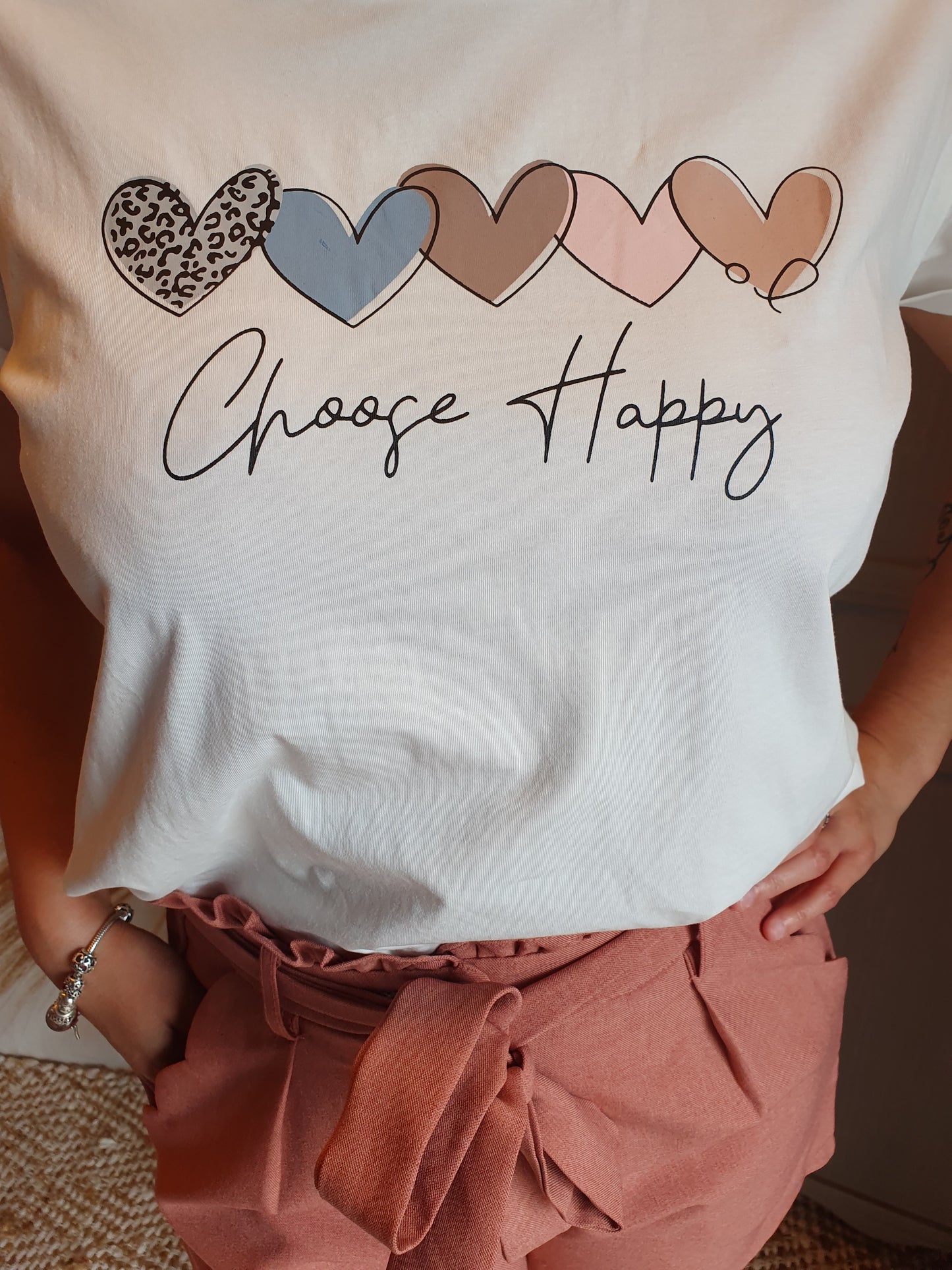 T-shirt " choose happy"