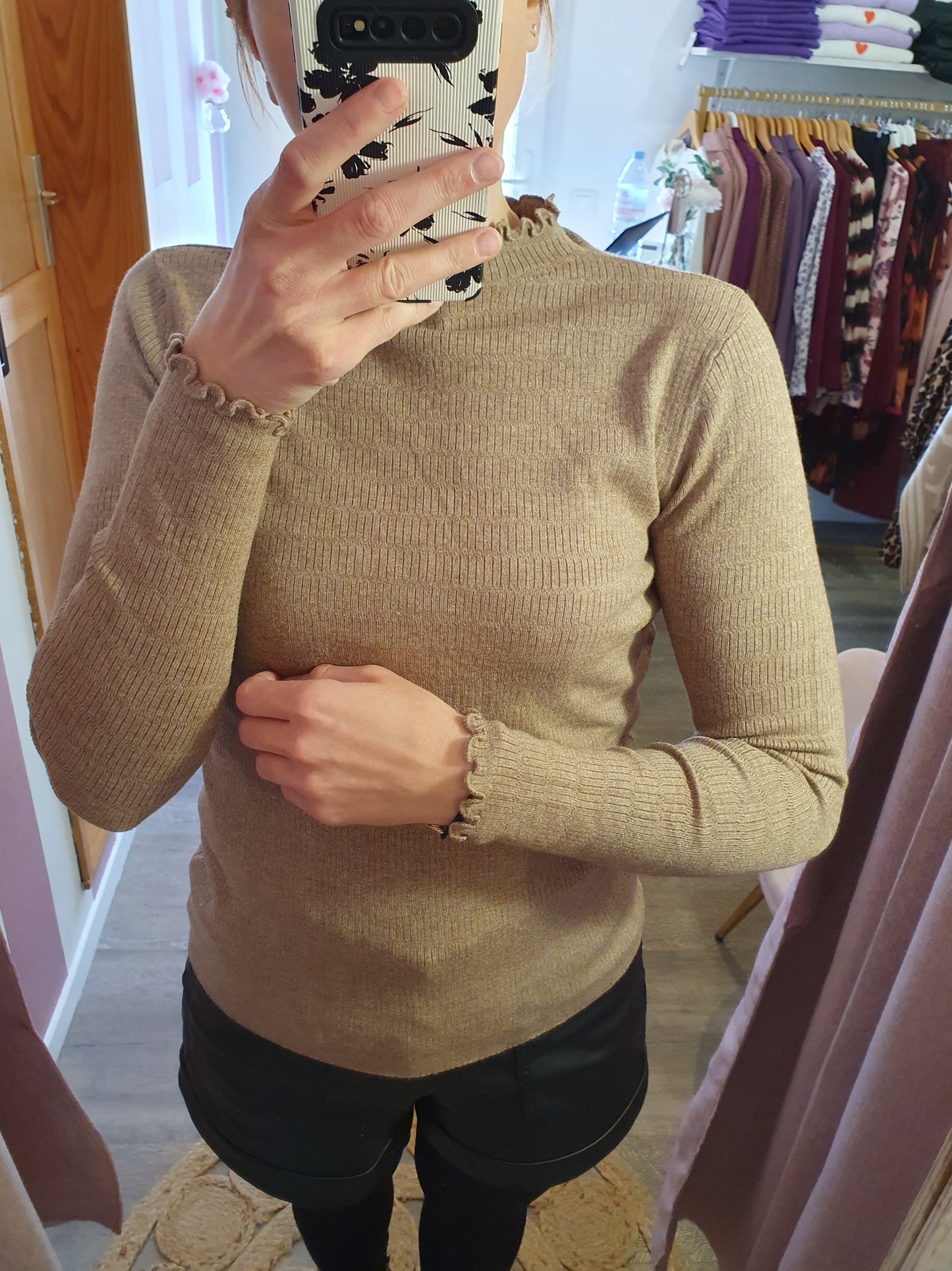 Sous-pull "Chantal" Taupe