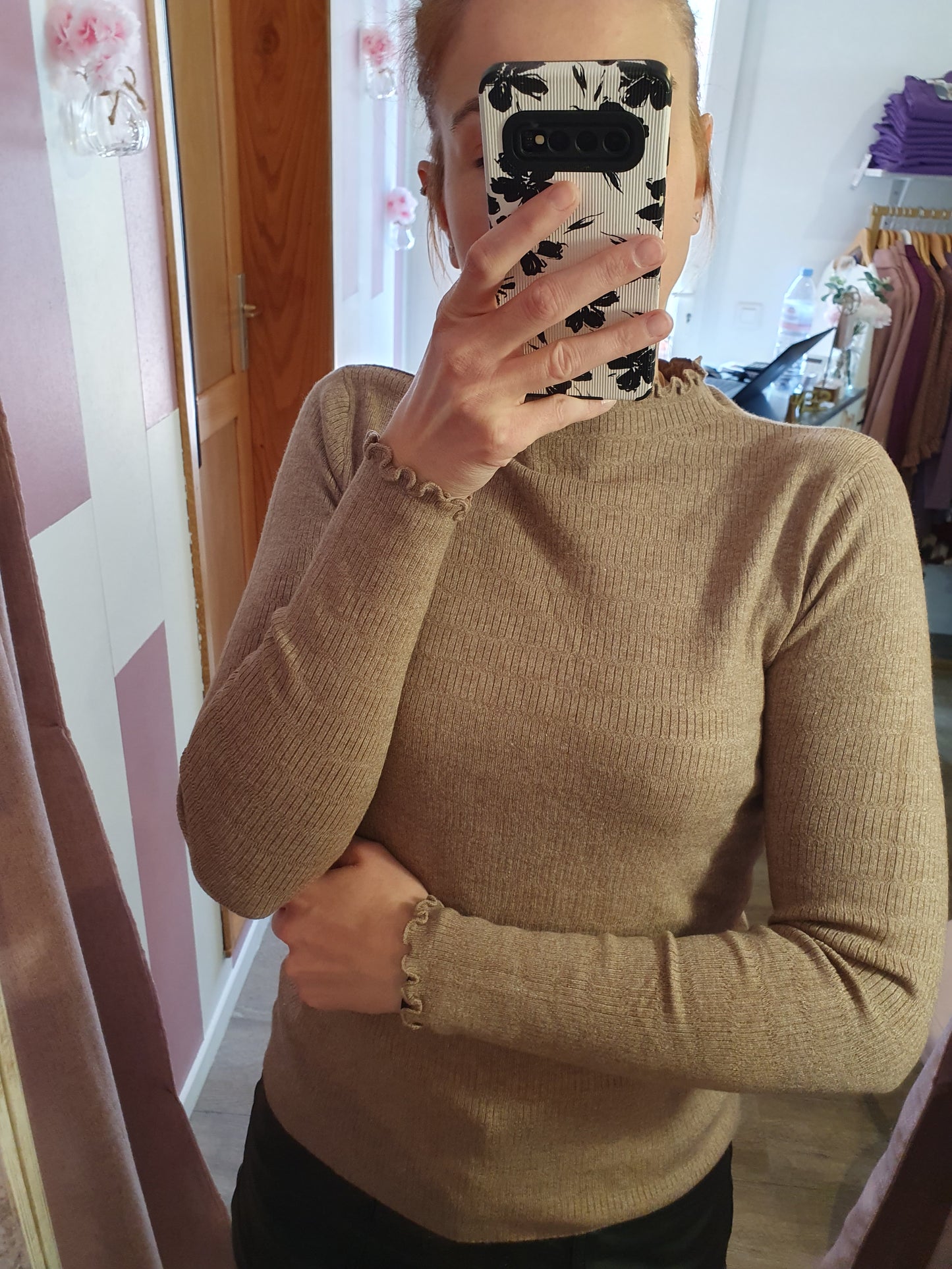 Sous-pull "Chantal" Taupe