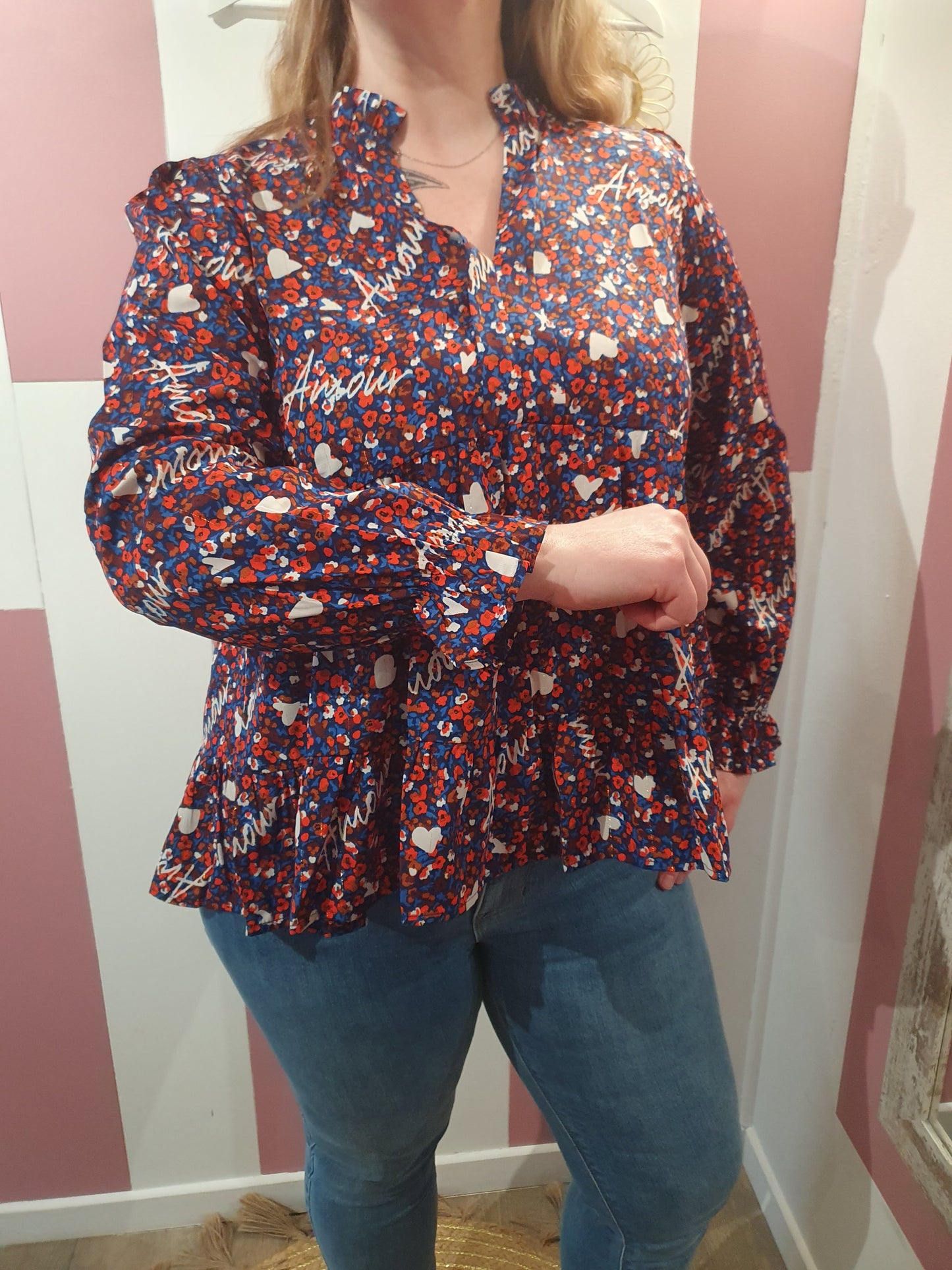 Blouse "Amour" Belles courbes