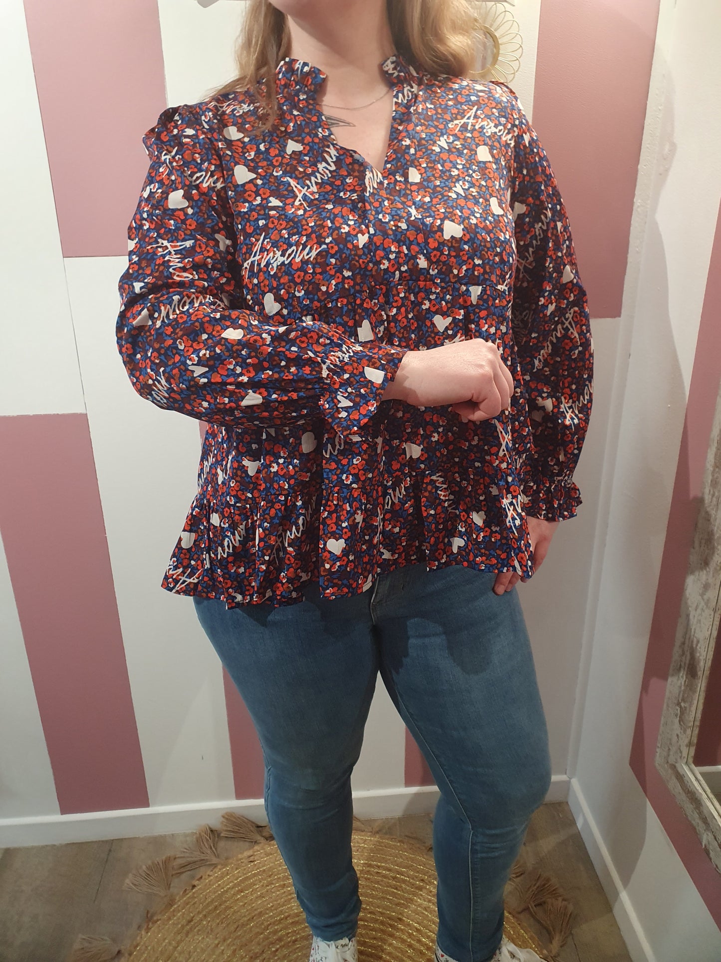 Blouse "Amour" Belles courbes