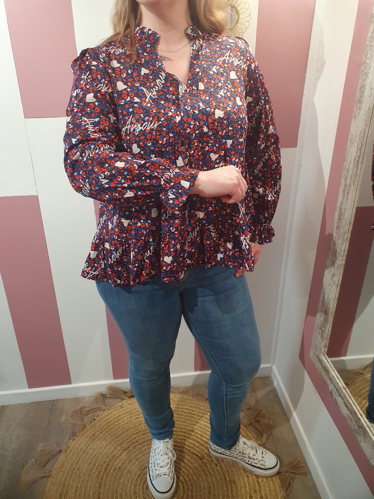 Blouse "Amour" Belles courbes