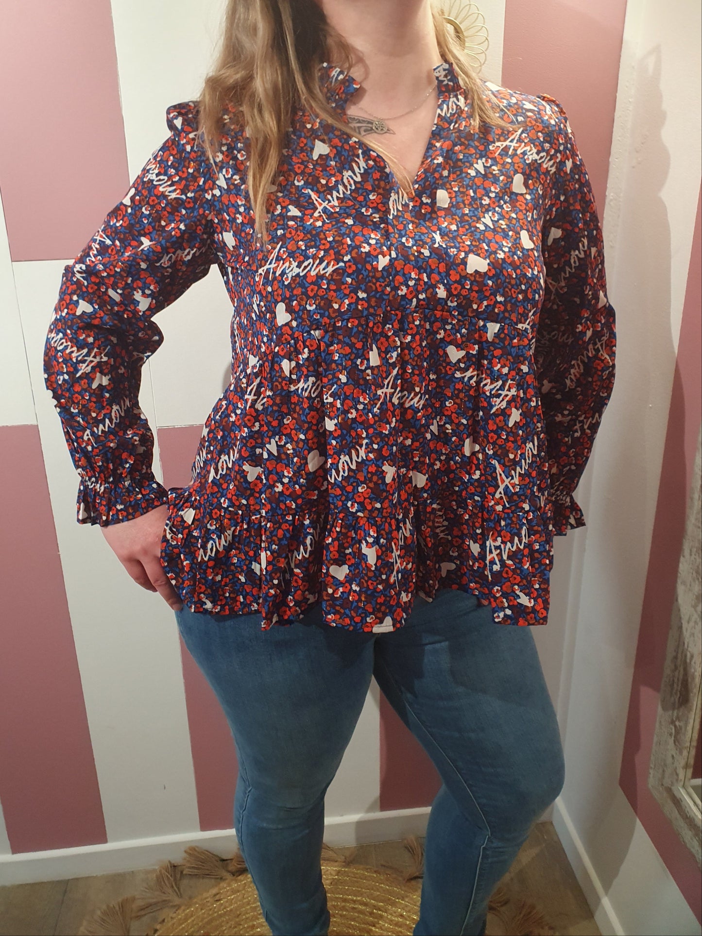 Blouse "Amour" Belles courbes