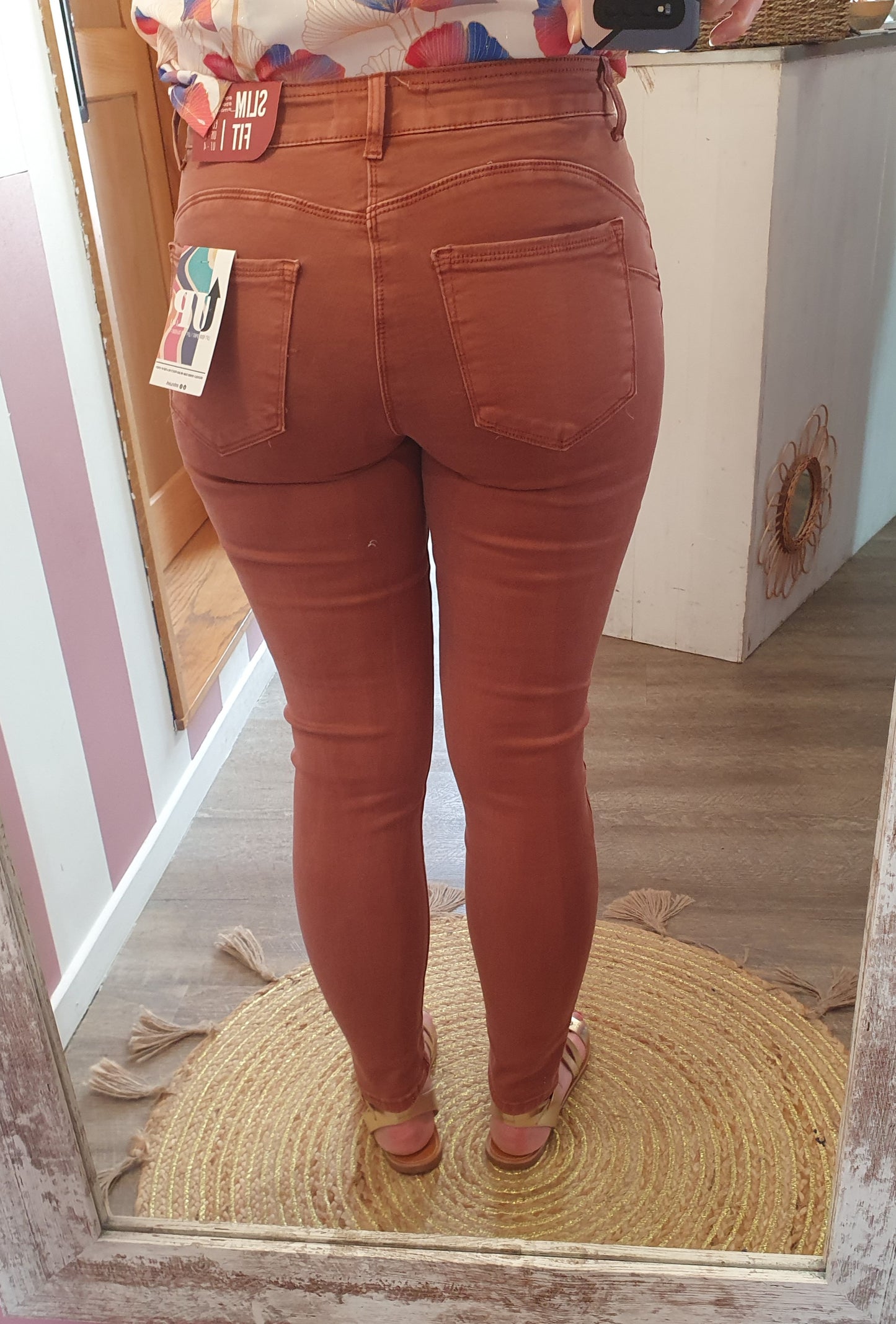 Pantalon "Nathan" brique