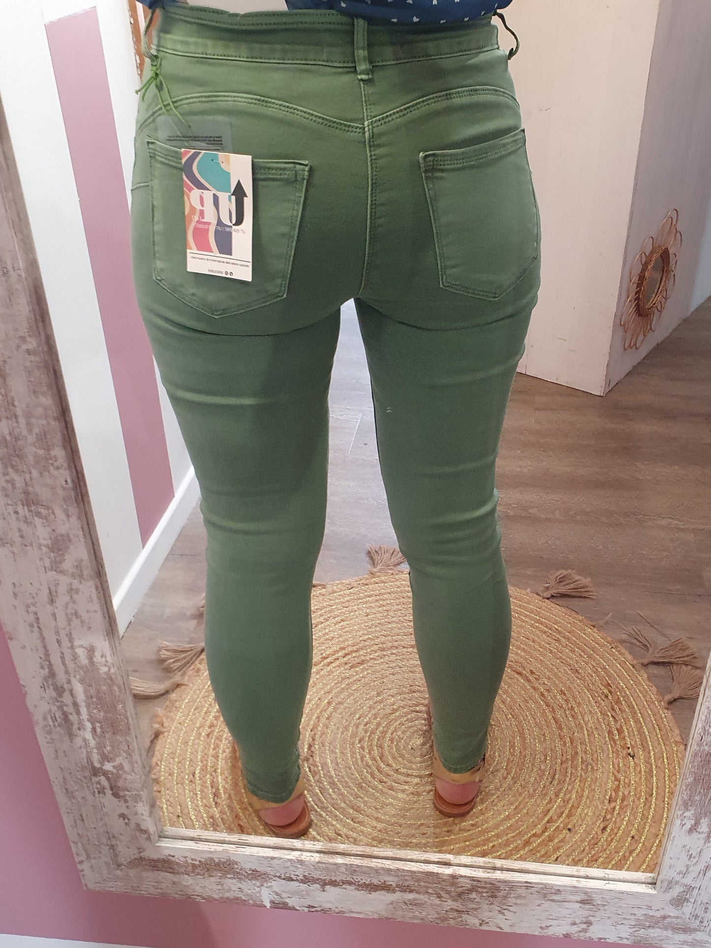 Pantalon "Nathan" vert clair