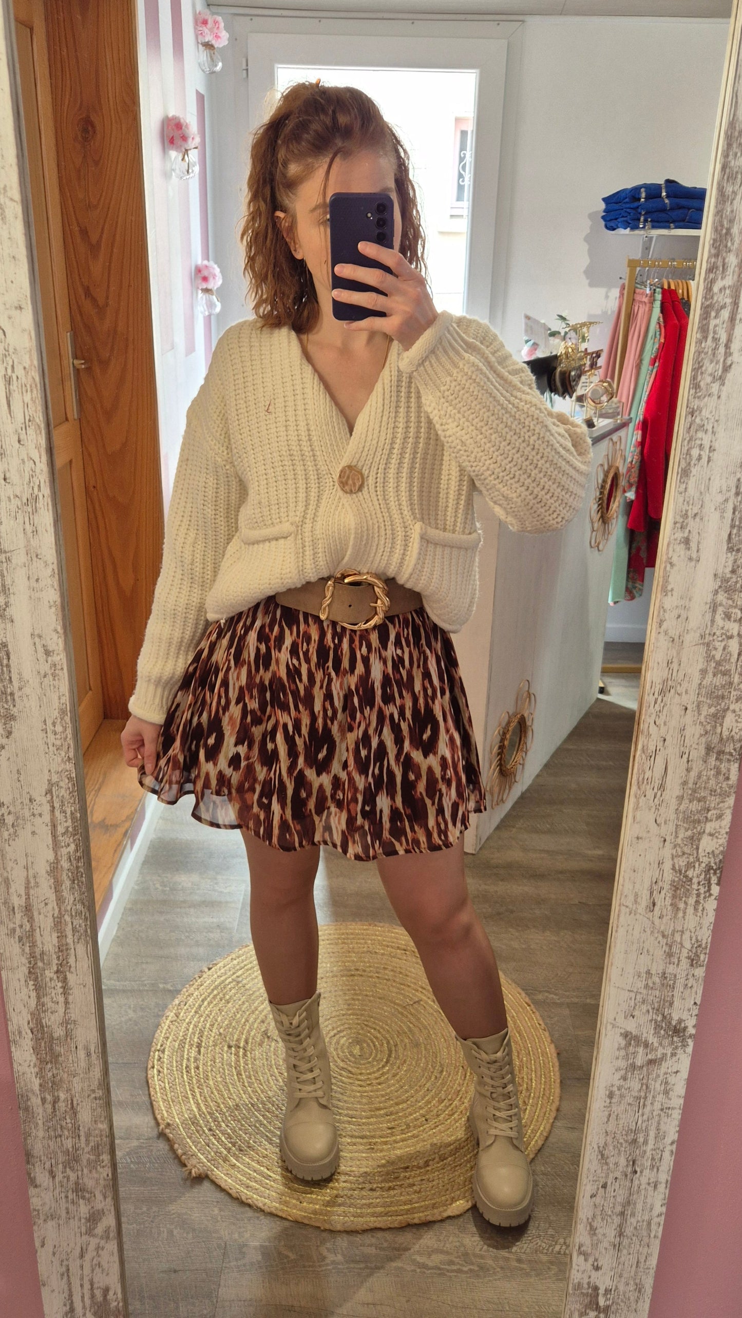 Gilet "Simone" écru