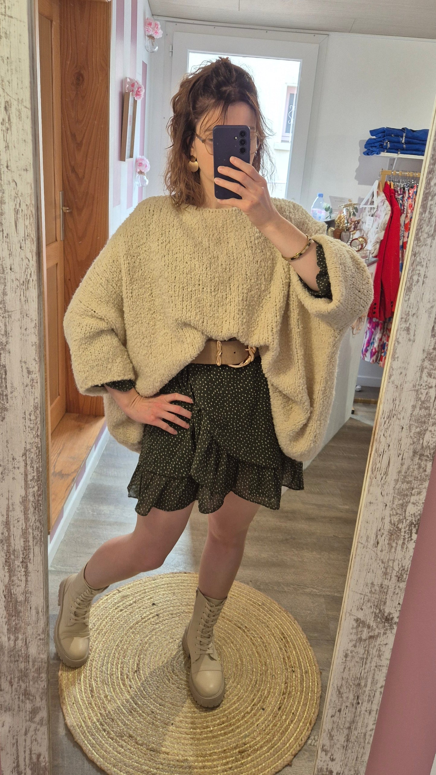 Pull "Lauren" écru