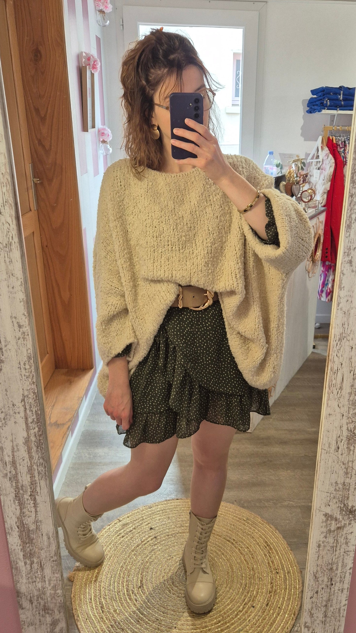Pull "Lauren" écru