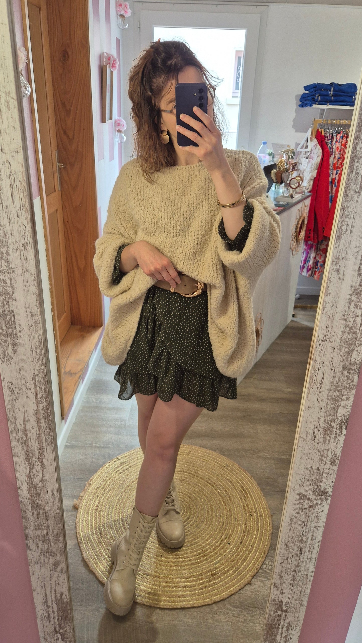 Pull "Lauren" écru