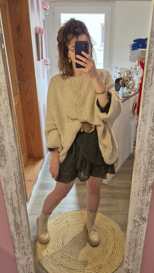 Pull "Lauren" écru