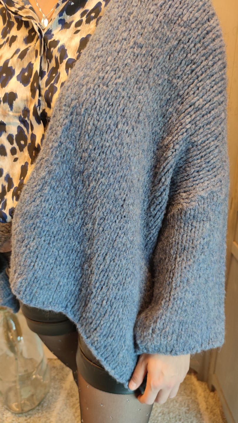 Gilet "Manue" bleu