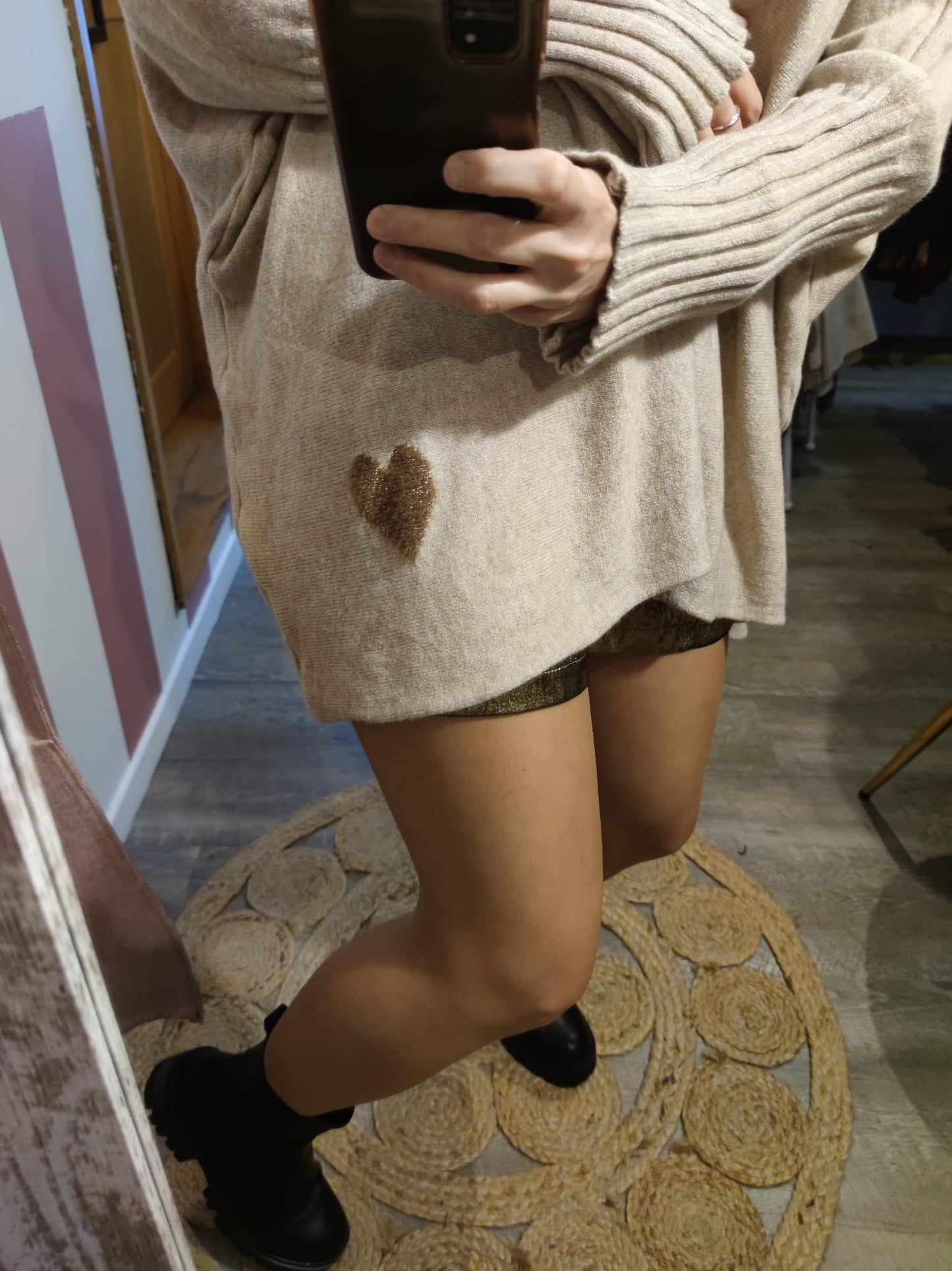 Pull "Rock & Love " beige