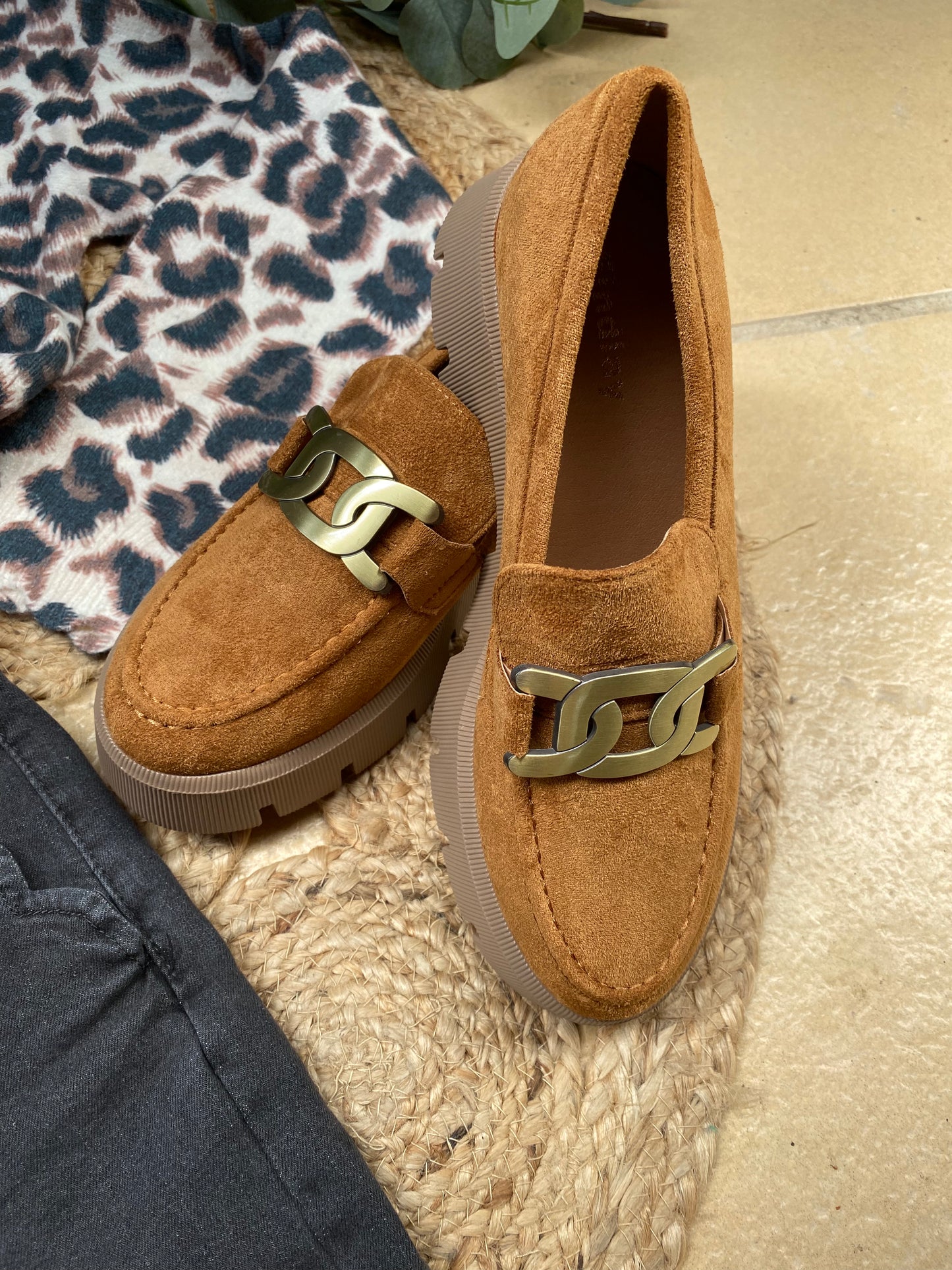 Mocassins New York Camel