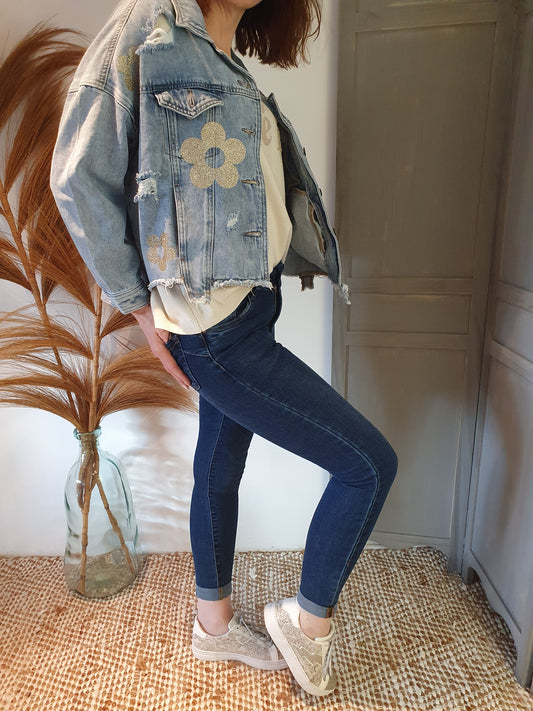 Veste en jean Melly