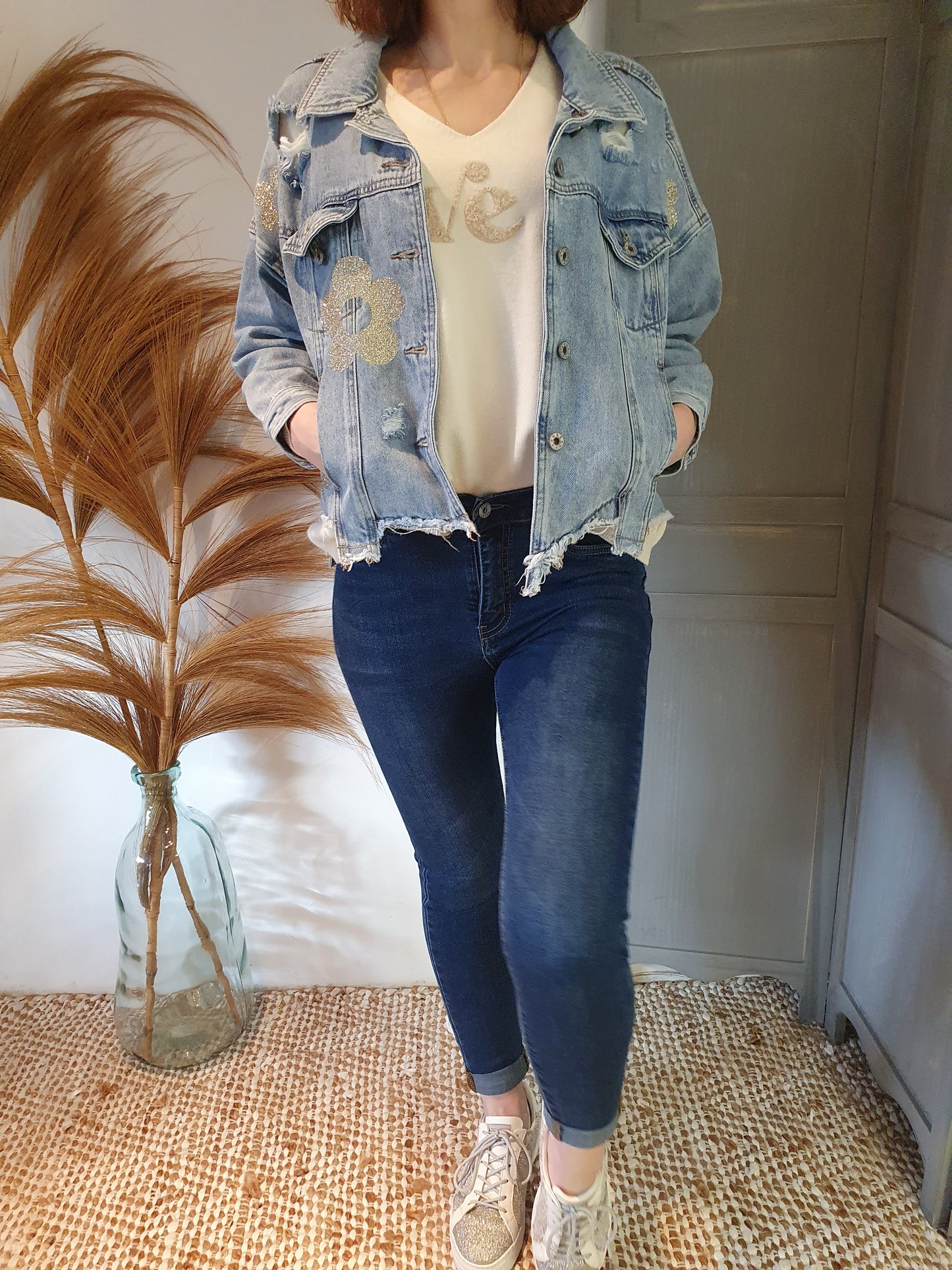 Veste en jean "Melly"