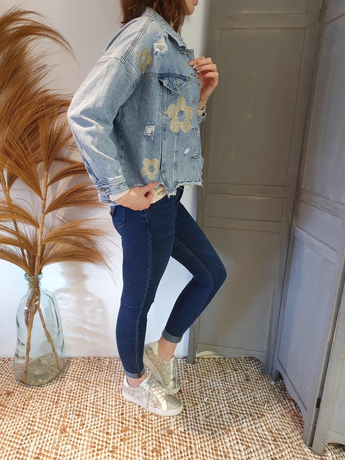 Veste en jean "Melly"