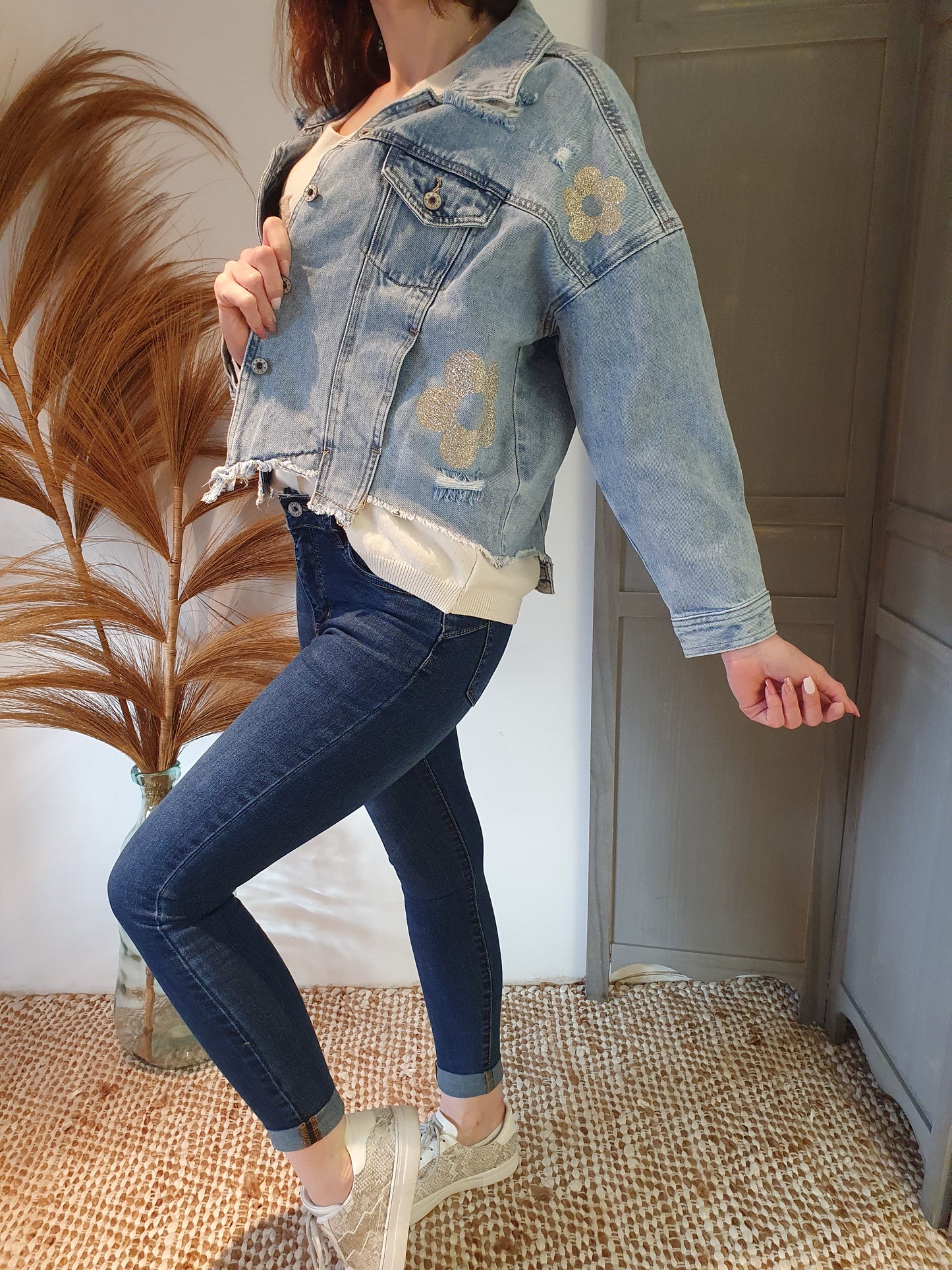 Veste en jean "Melly"